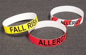 Color Coded Alert Medical Bands