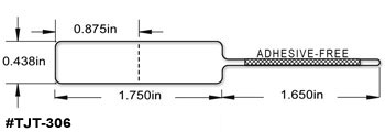 Un gummed Jewelry Tail Labels