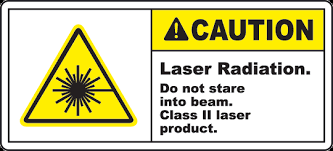 Laser Radiation Warning Label