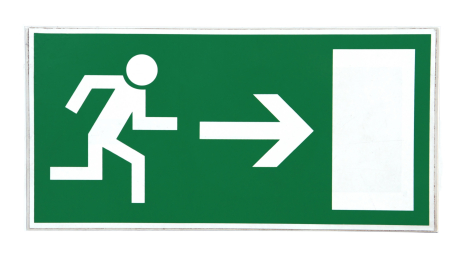 Push Pull and Exit Signs Labels