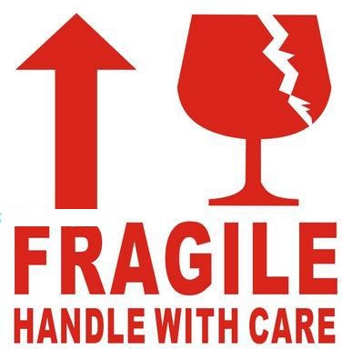 Fragile Sticker Labels