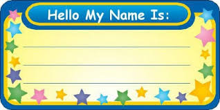 Kids name labels